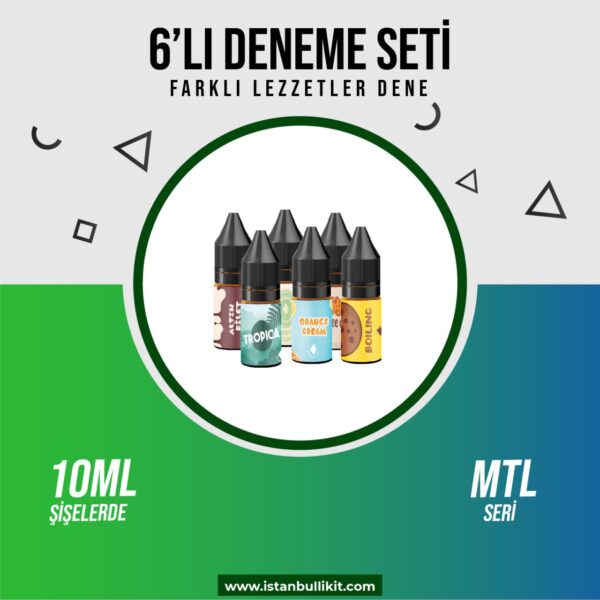 6 Adet 10 ml MTL Deneme Paketi