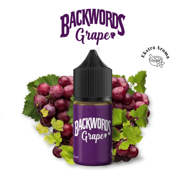 Backwords Grape Ekstra Aroma Likit