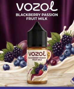 Vozol Blackberry Passion Fruit Milk Ekstra Aroma Likit
