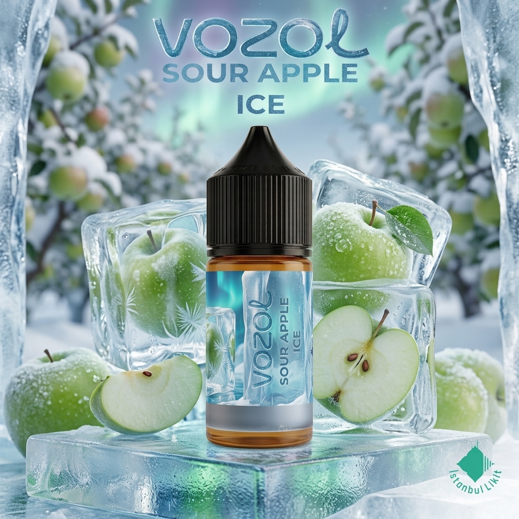 Vozol Sour Apple Ice Salt Likit