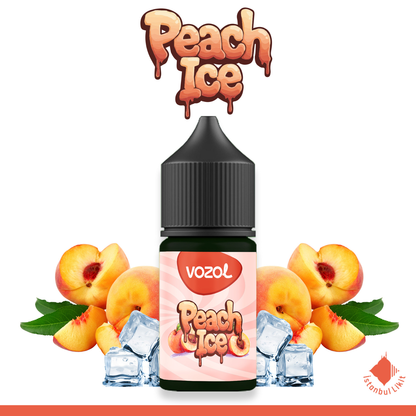 Vozol Peach Ice Salt Likit